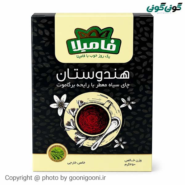 فامیلا چای 450 گرم عطری 10 عدد