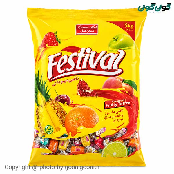 شیرین عسل تافی میوه