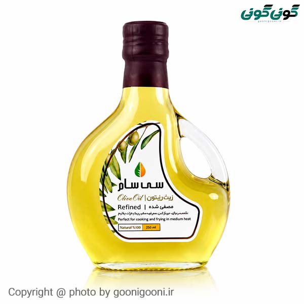 روغن زیتون سی سام تصفیه شده 250سی سی 12عددی